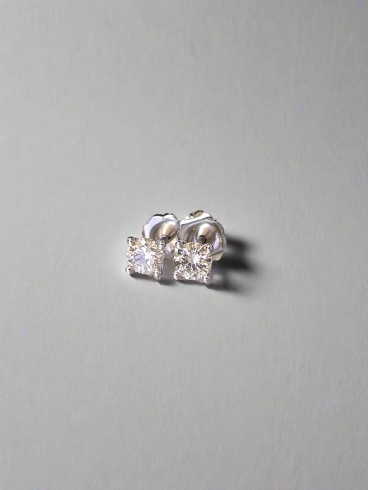 Stud Earrings - 1ct Moissanite Earring