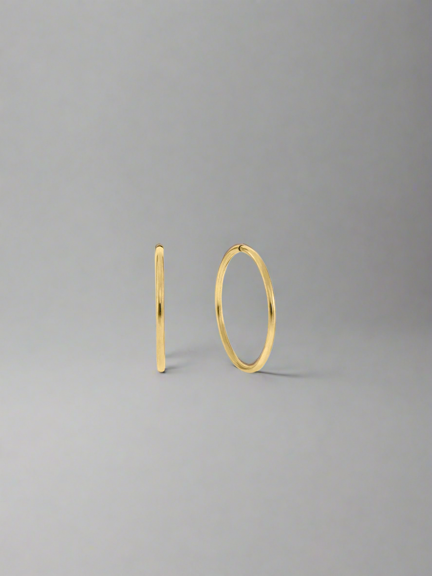 Hoop Earrings - Gold Sleepers 9ct Yellow Gold