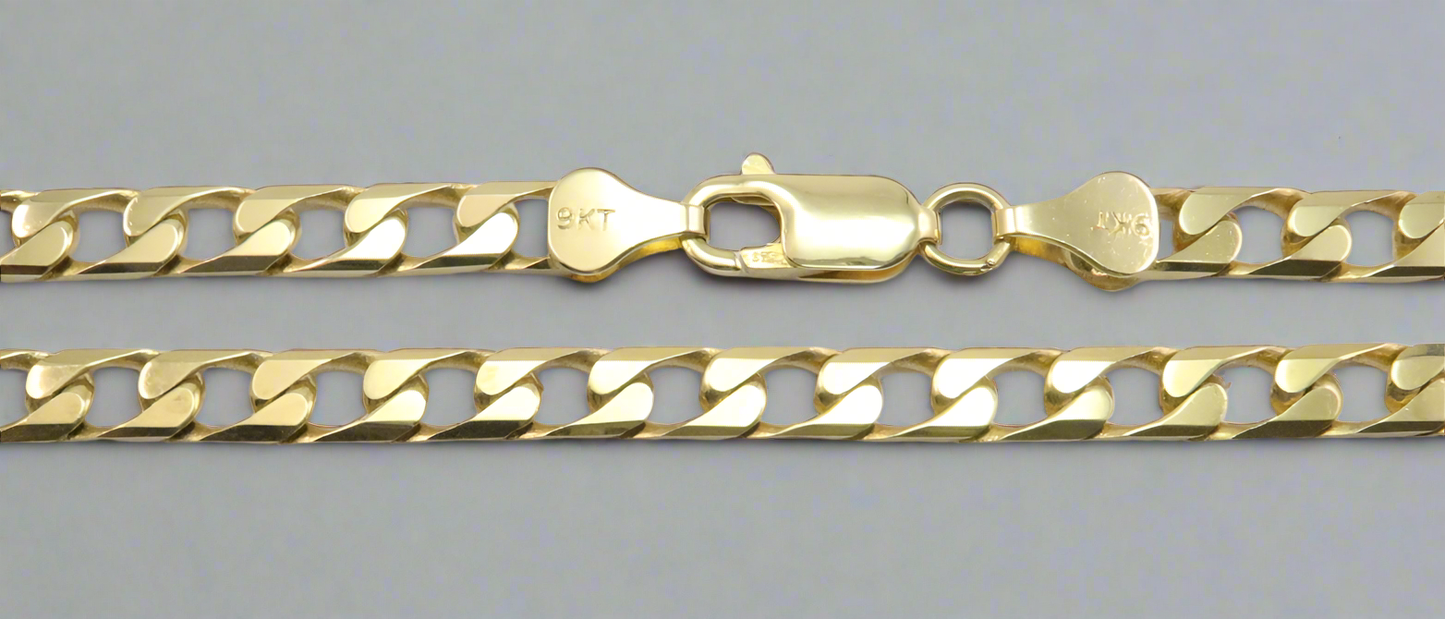 Necklace - 9ct Yellow Gold Curb Chains