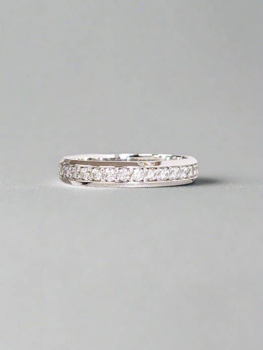 Wedding Band - Moissanite Full Eternity Band