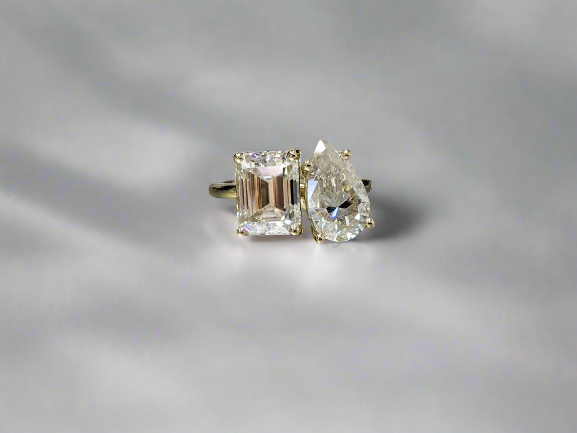 Engagement Ring - Toi et Moi Ring