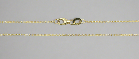 Necklace - 9ct Yellow Gold Rolo Belcher (Round Anchor) Chains