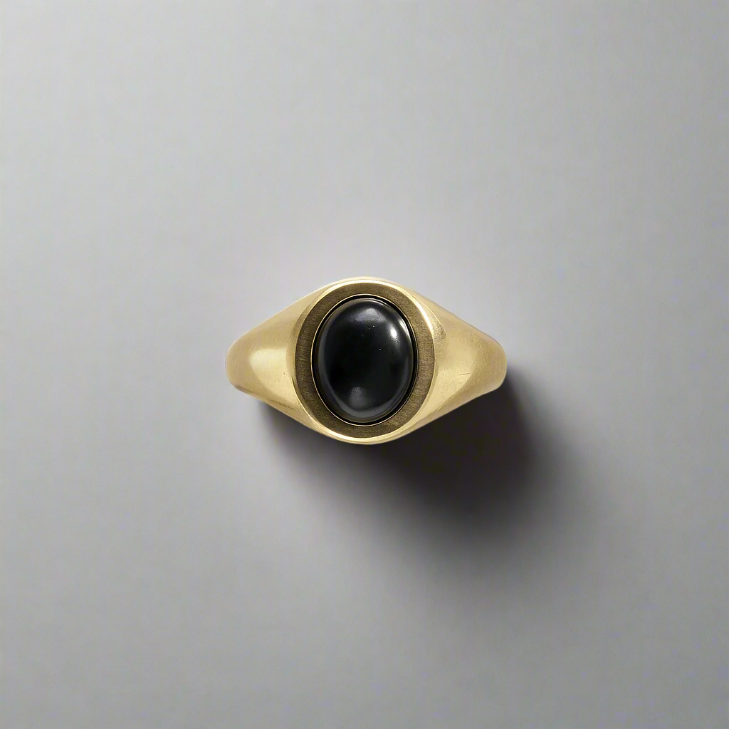 Signet Ring - Doyi Onyx Signet Ring