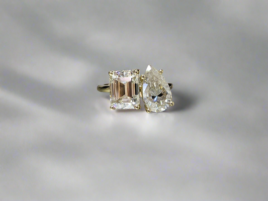 Engagement Ring - Toi et Moi Ring
