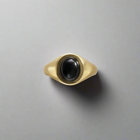 Signet Ring - Doyi Onyx Signet Ring